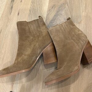 Marc Fisher Suede Heeled Boot Size 7
